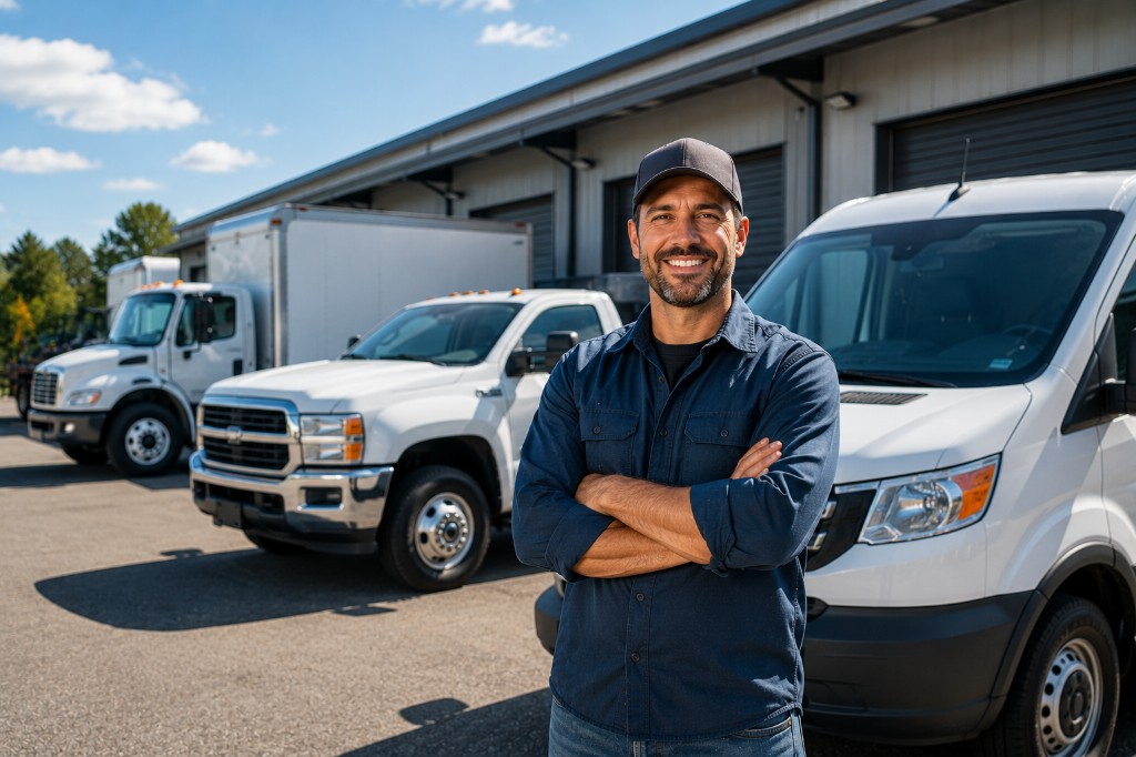 Commercial vehicle used for local business work